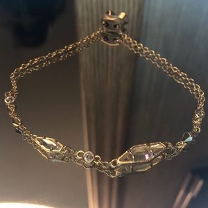 Kendra Scott Deb Adjustable Chain Bracelet In Gold